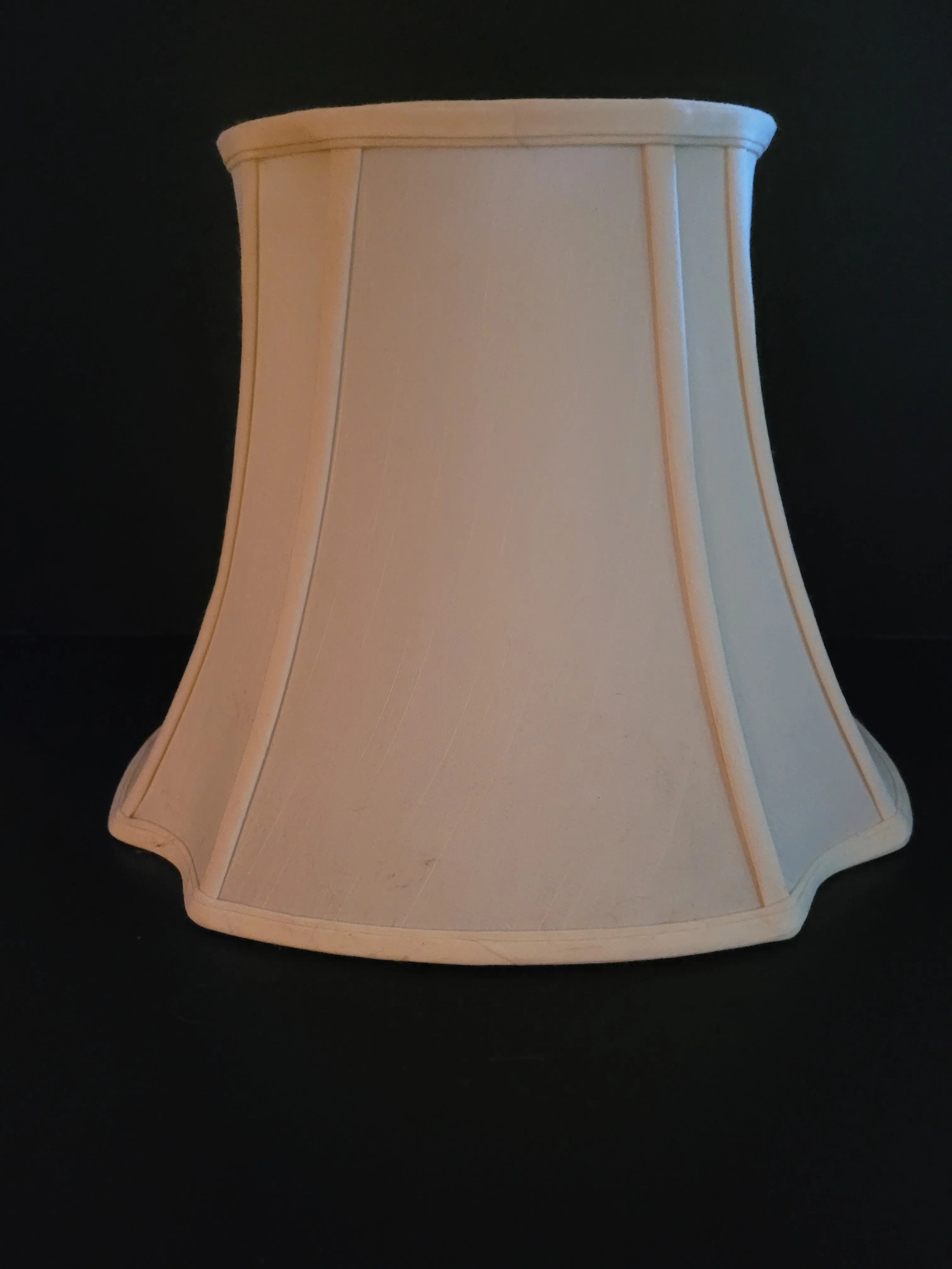 20402 - Oval Silk Lamp Shade silk lamp shade Adrianas Specialty Lamp Shades