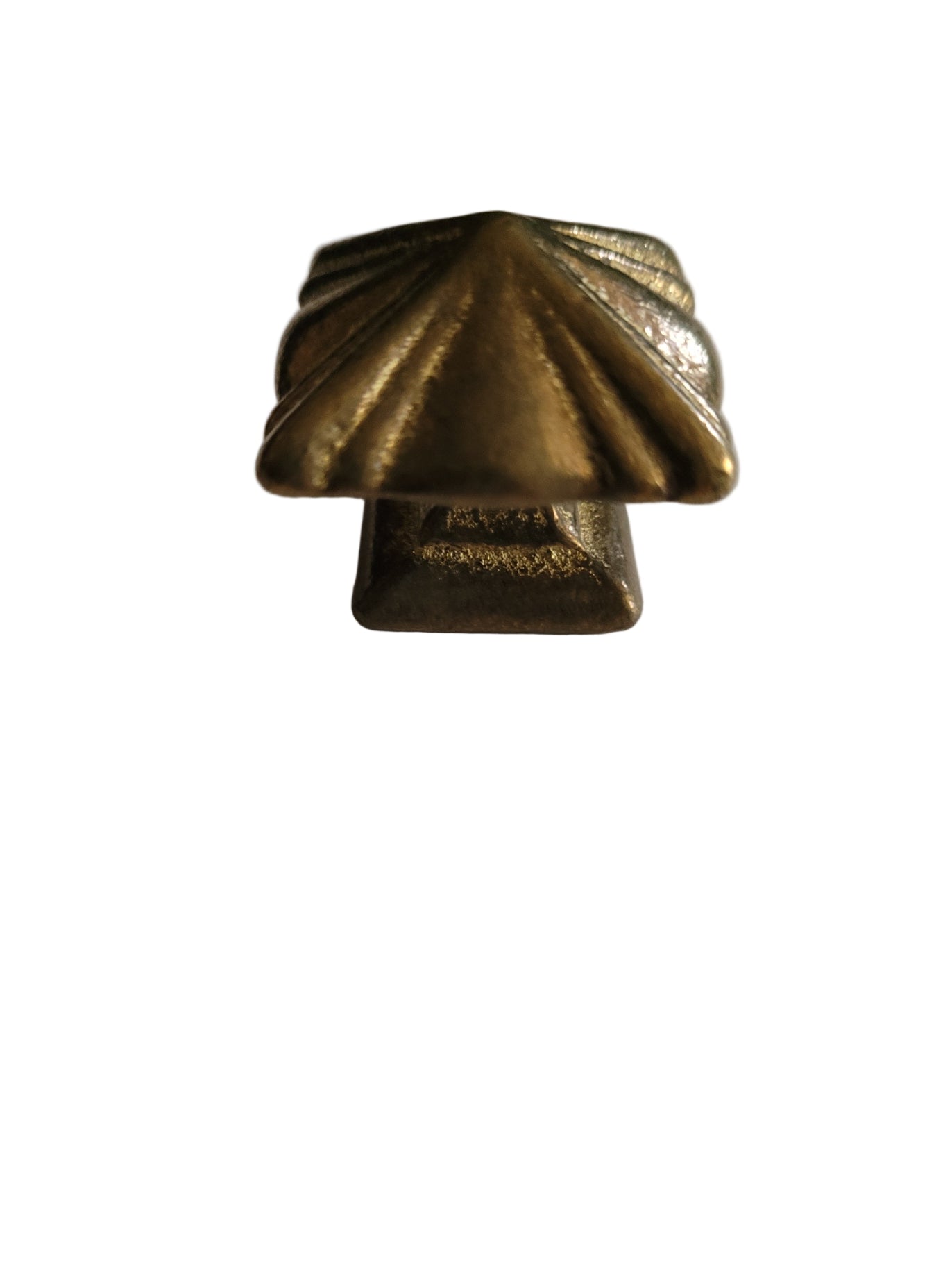 36921 Pyrimid Brass Finial lamp Finial Adrianas Specialty Lamp Shades