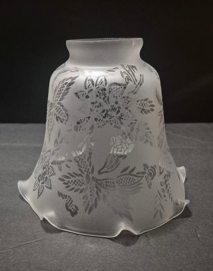 33213 Frosted Etched Flora Pattern