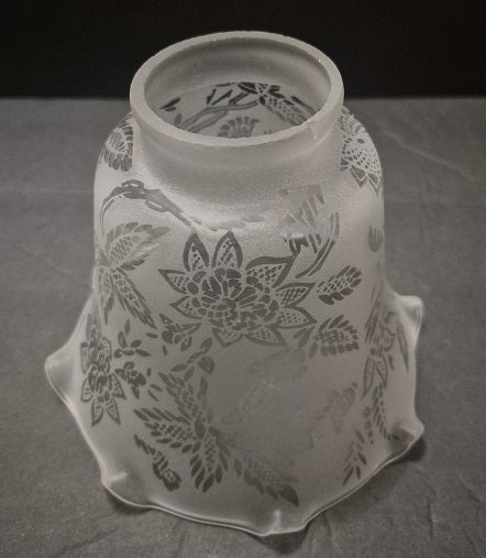 33213 Frosted Etched Flora Pattern