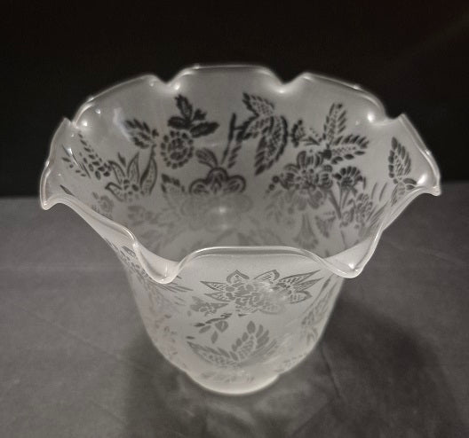 33213 Frosted Etched Flora Pattern