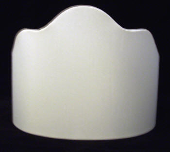 21092 Half White Shade (washer Fitter - Adrianas Specialty Lamp Shades