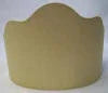 21903 Beige Silk Half Shade Finials Fitter