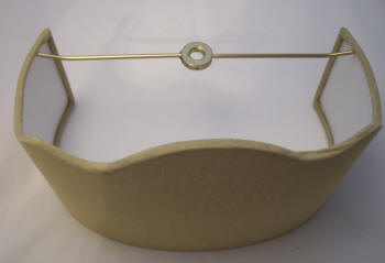 21903 ggshell Silk Half Shade Finials Fitter - Adrianas Specialty Lamp Shades