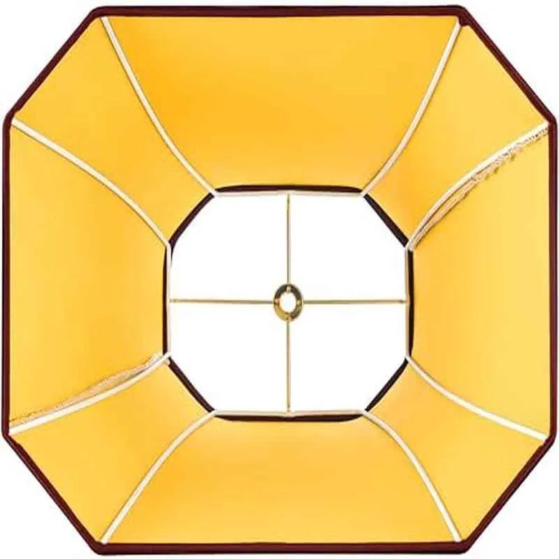 Single Burgundy Red Square Lamp Shade