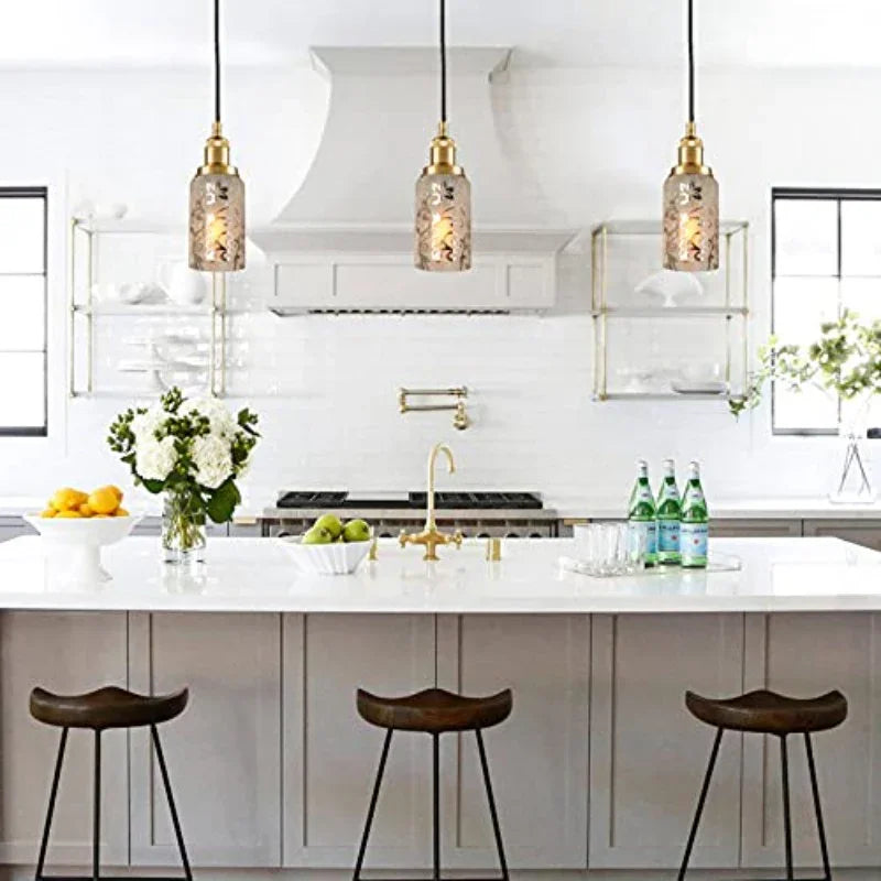 2-Pack Elegant Floral Lamp Shades -