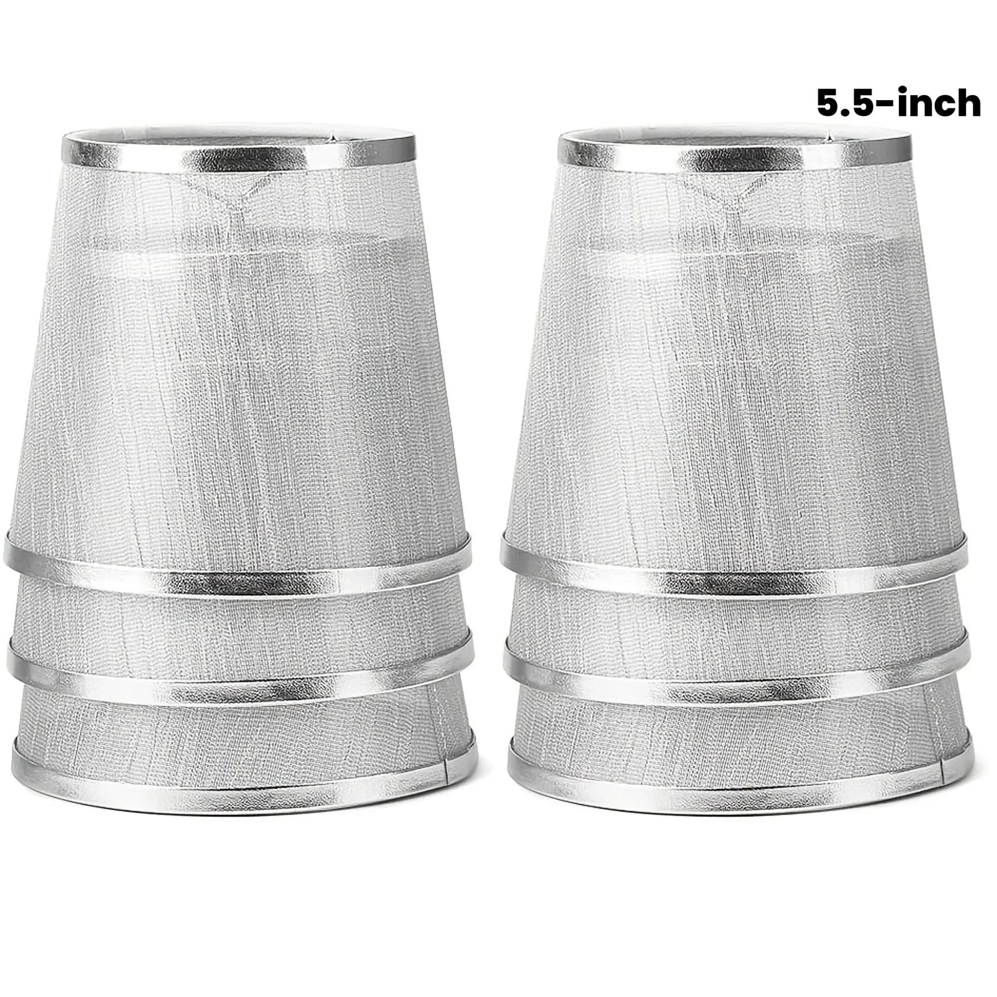 Set of 6 Crystal Chandelier Mini Lamp Shade 5.5-inch