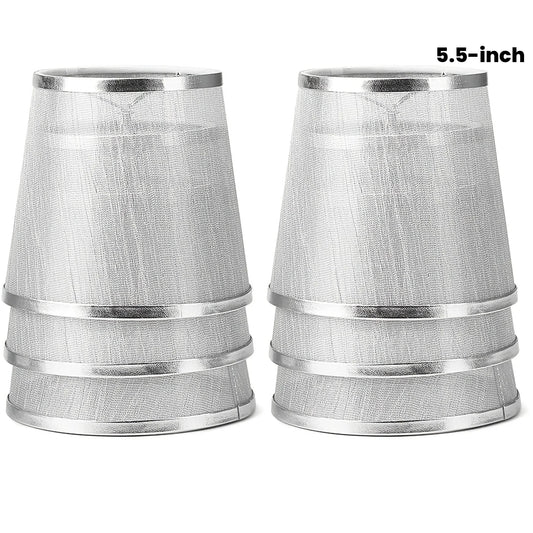 Set of 6 Crystal Chandelier Mini Lamp Shade 5.5-inch