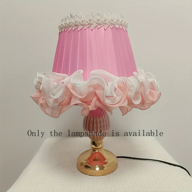 Warm Romantic Lace Rose Pattern Lampshade