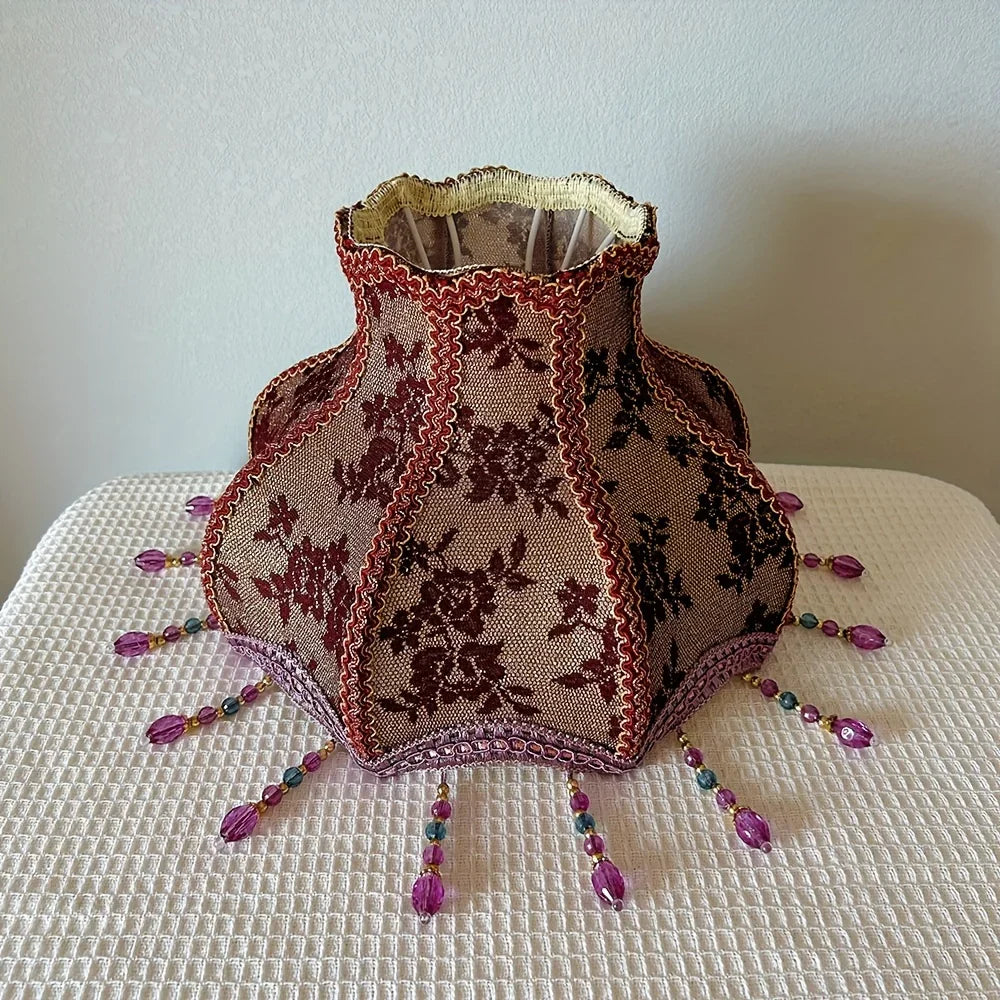 Handmade Vintage Fabric Lamp Shade