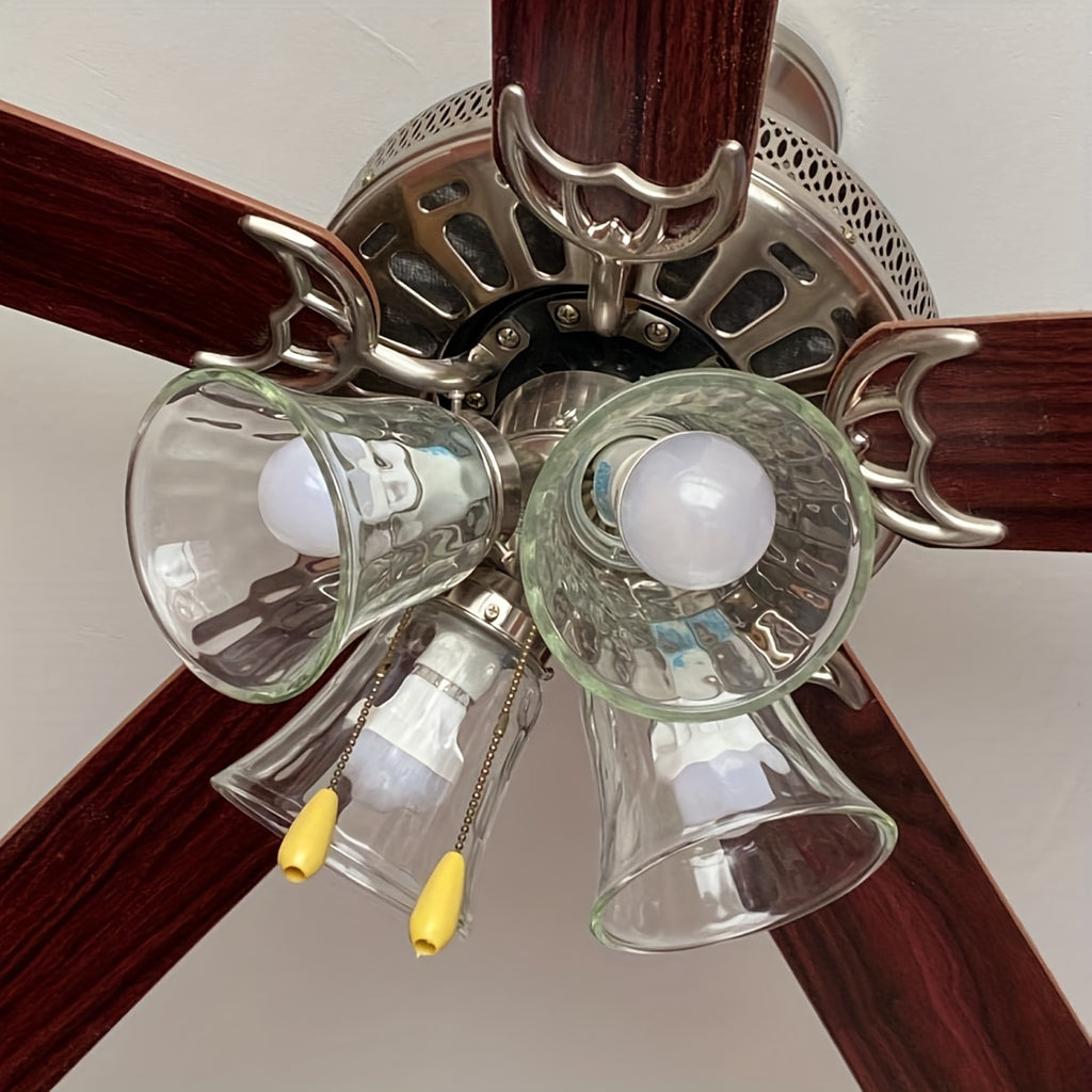 4pcs Set Clear Glass Dome Light Shades
