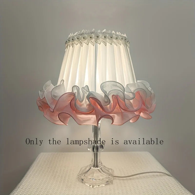 Warm Romantic Lace Rose Pattern Lampshade
