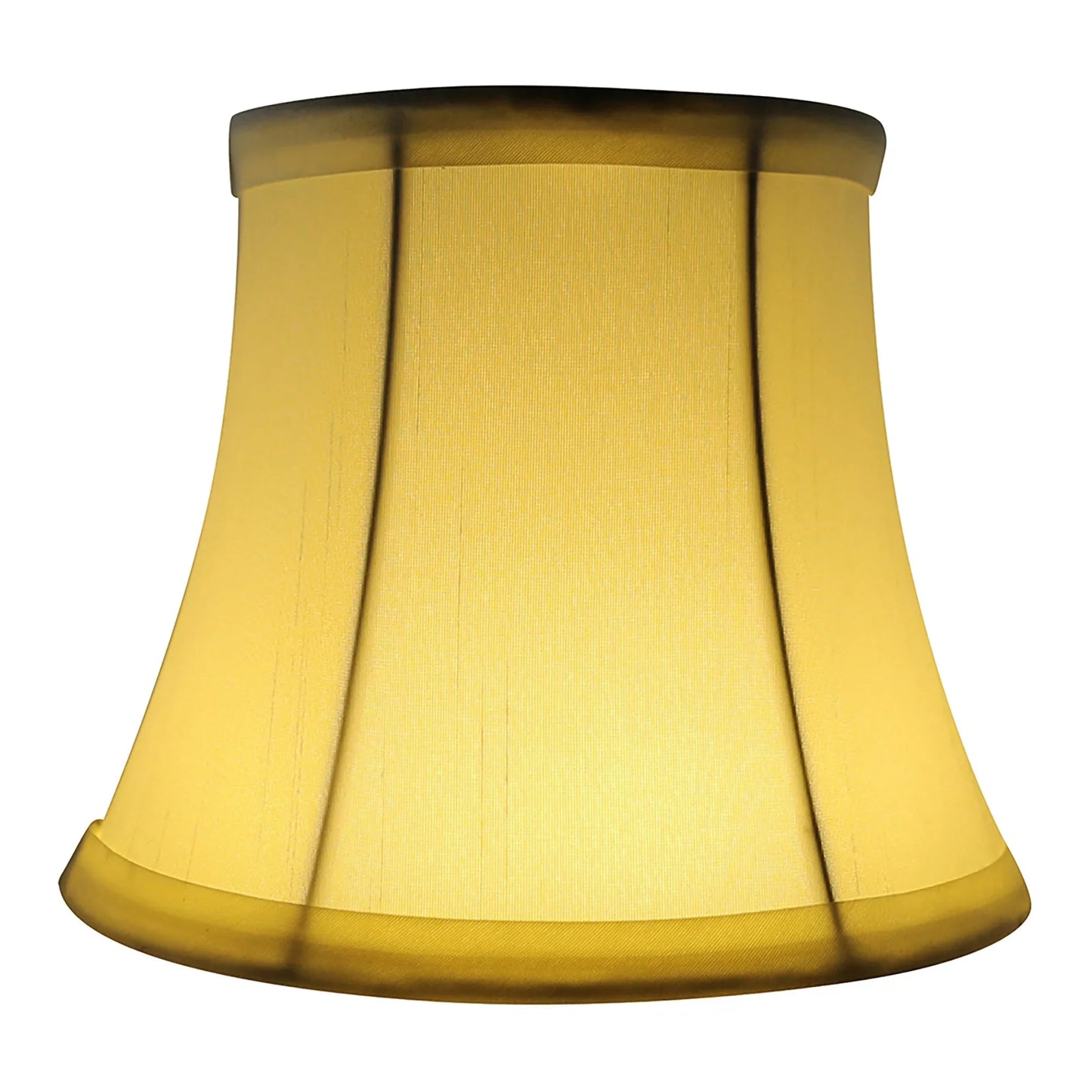 Meriville Faux Silk Clip On Chandelier Lamp Shades, 4-inch by 6-inch by 5-inch, Bell shape