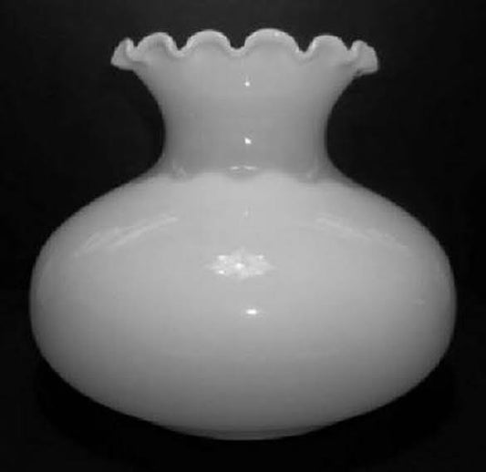 32089 Large White Opal Student Shade -7 Inch - Adrianas Specialty Lamp Shades