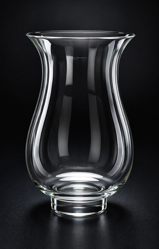 32094 Glass Hurricane 7 1/2 inch height