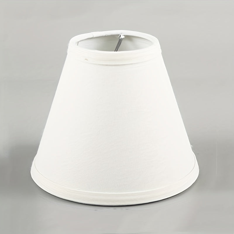 Modern Linen Lamp Shade - Clip-On Design For Table, Pendant & Floor Lamps - No Wiring Needed