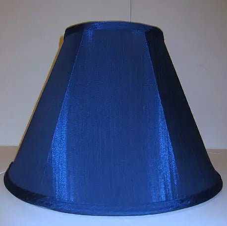 32202 Navy Blue Silk Table Lamp Shade – 6" Top, 14" Bottom, 9" Height - Adrianas Specialty Lamp Shades