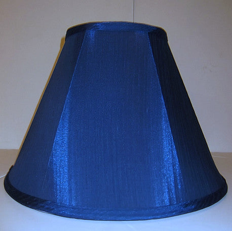 32202 Navy Blue Silk Table Lamp Shade - Adrianas Specialty Lamp Shades