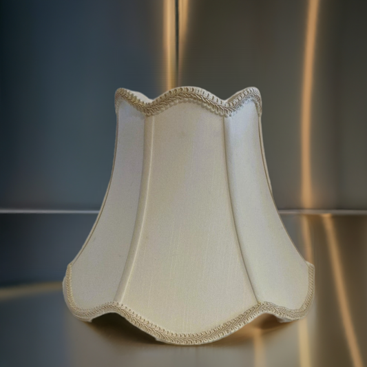 33237 Scallop Silk Table Lamp Shade - Adrianas Specialty Lamp Shades