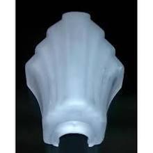 33541 Art Nouveau Acid Etched Half Shade pendant-lamp-shades Adrianas Specialty Lamp Shades