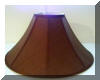34121 Large Brown Silk Table Shade - Adrianas Specialty Lamp Shades