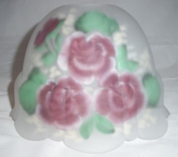 35013 Hand Painted Rose Design - Adrianas Specialty Lamp Shades