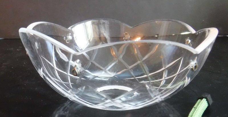 36595 Candle Holder crystal prisms Adrianas Specialty Lamp Shades