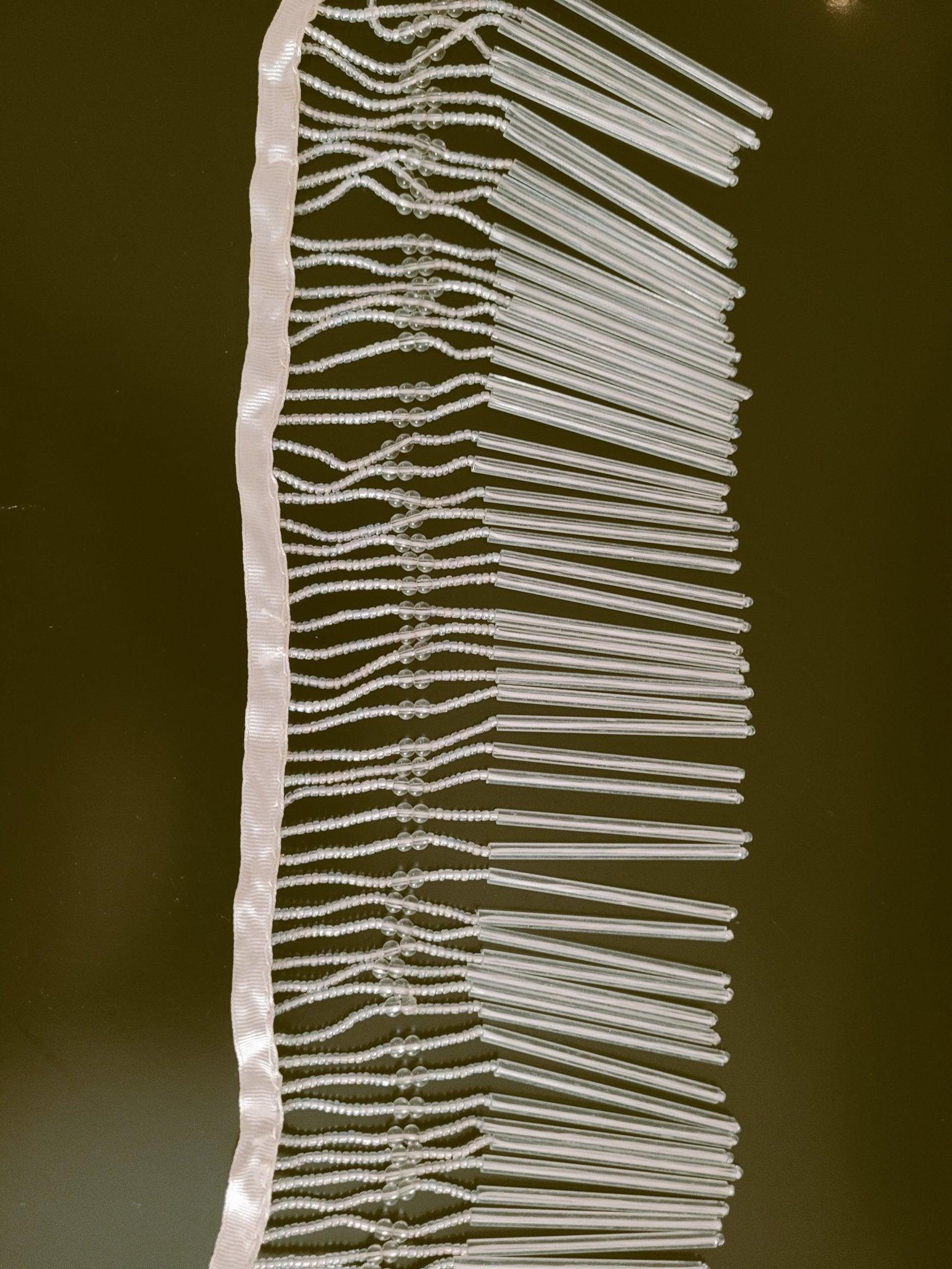 36690 Clear Pipe Fringe fringe Adrianas Specialty Lamp Shades