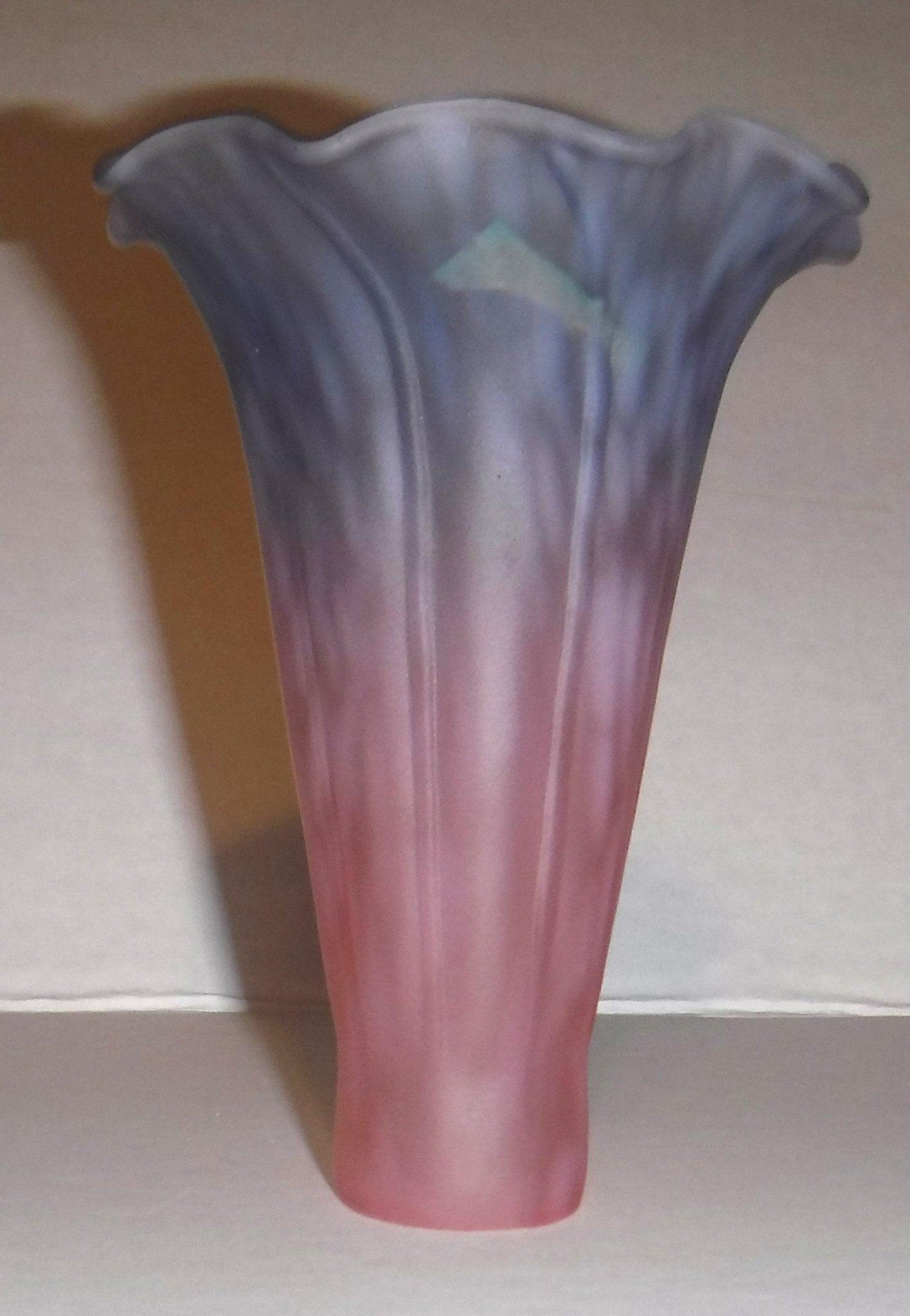 36921 Blue and Pink Lily lilly shade Adrianas Specialty Lamp Shades