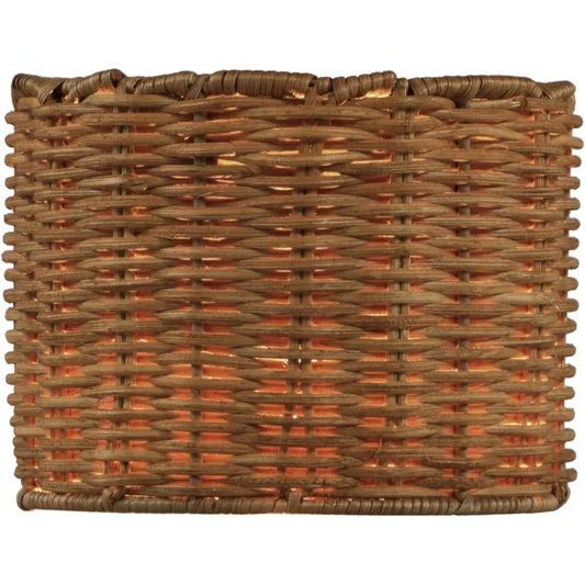 Aspen Creative Natural Rattan Drum Chandelier Lamp Shade