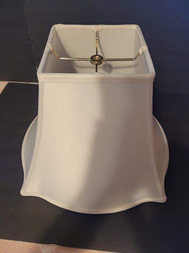 39112 Silk Out Scallop Silk Shade silk lamp shades Adrianas Specialty Lamp Shades