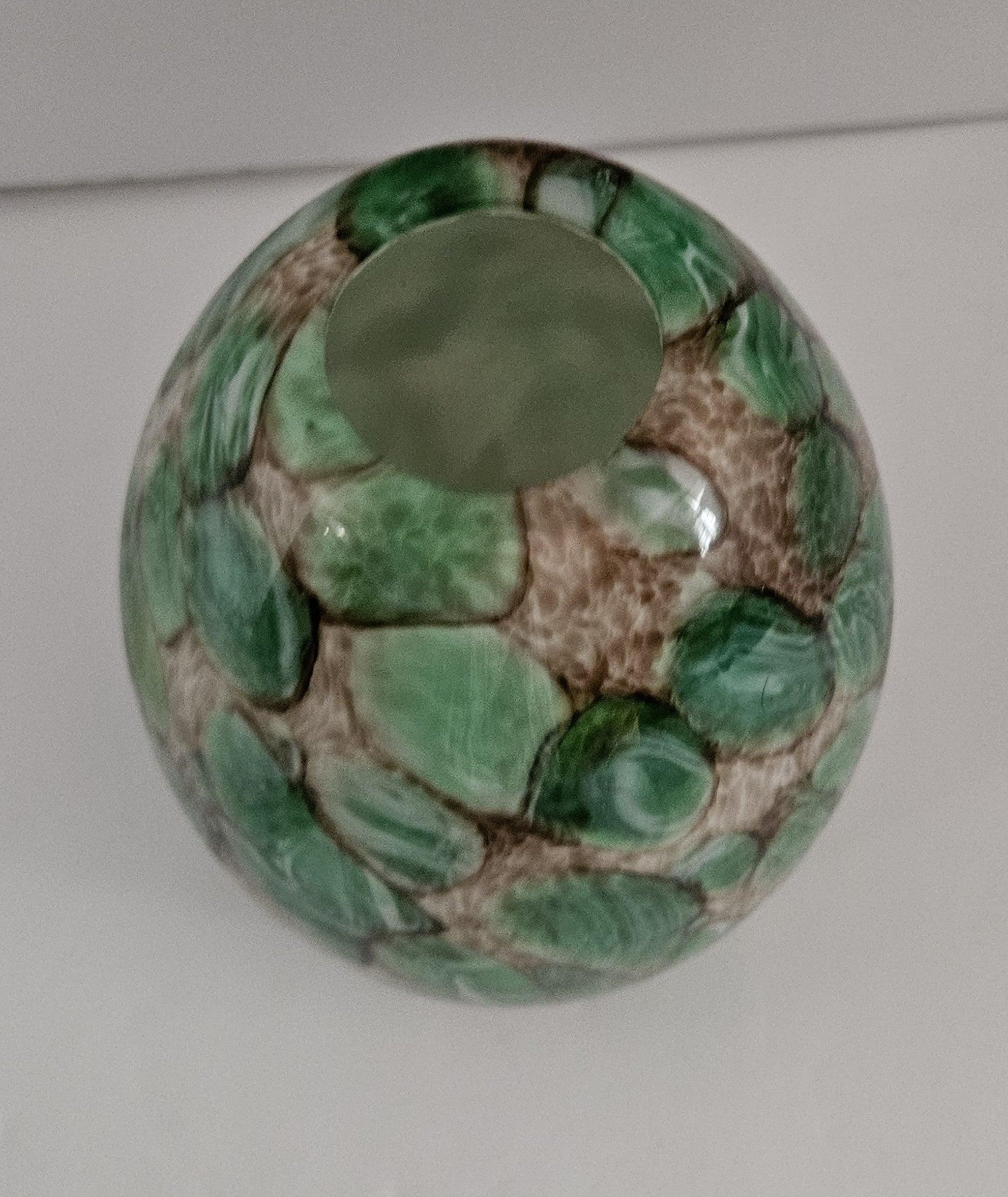 39119 Green Granite Pendant green pendnat lamp shde Adrianas Specialty Shades
