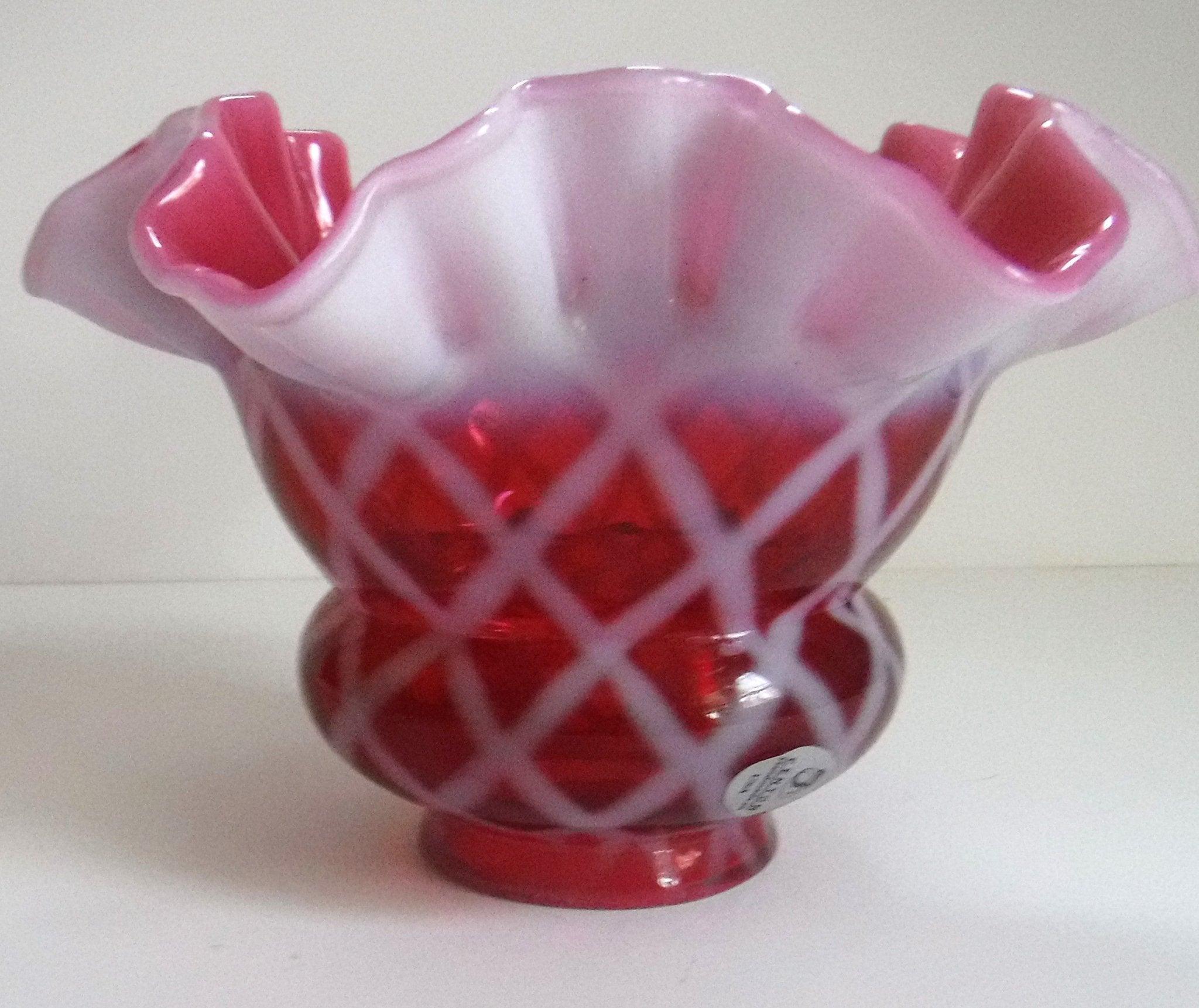 39130 Fenton Lattice Double Crimp Fenton Adrianas Specialty Lamp Shades