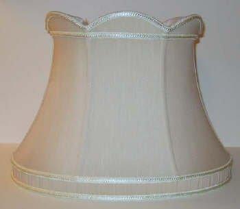 39635 Beige Oval Gallery Bottom Lamp Shade - Specialty Shades