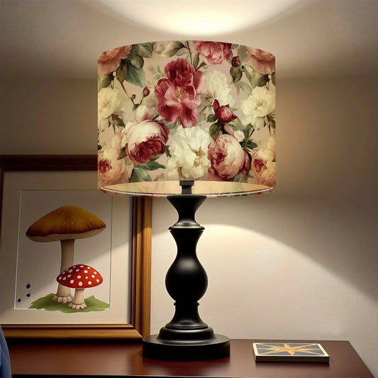 2-Pack Elegant Floral Desk Lamp Shades