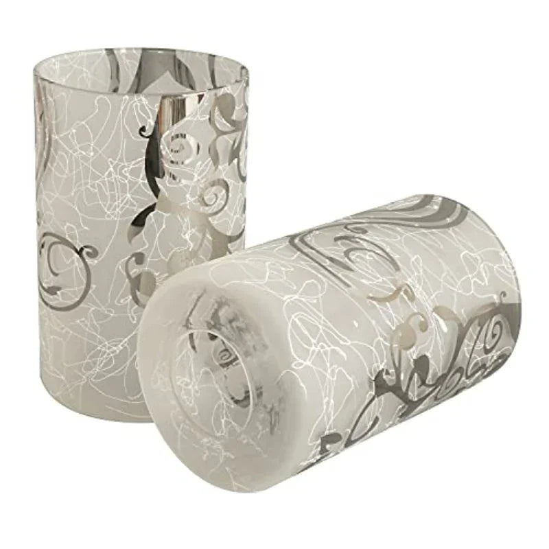 2-Pack Elegant Floral Lamp Shades