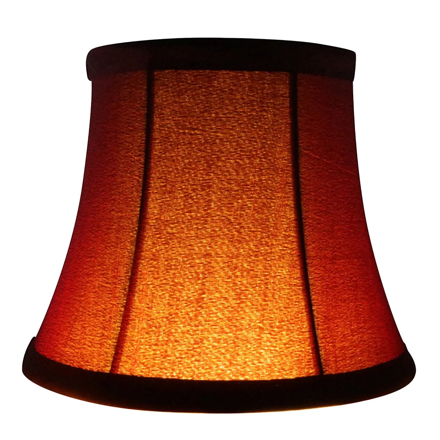 Meriville Faux Silk Clip On Chandelier Lamp Shades, 4-inch by 6-inch by 5-inch, Bell shape