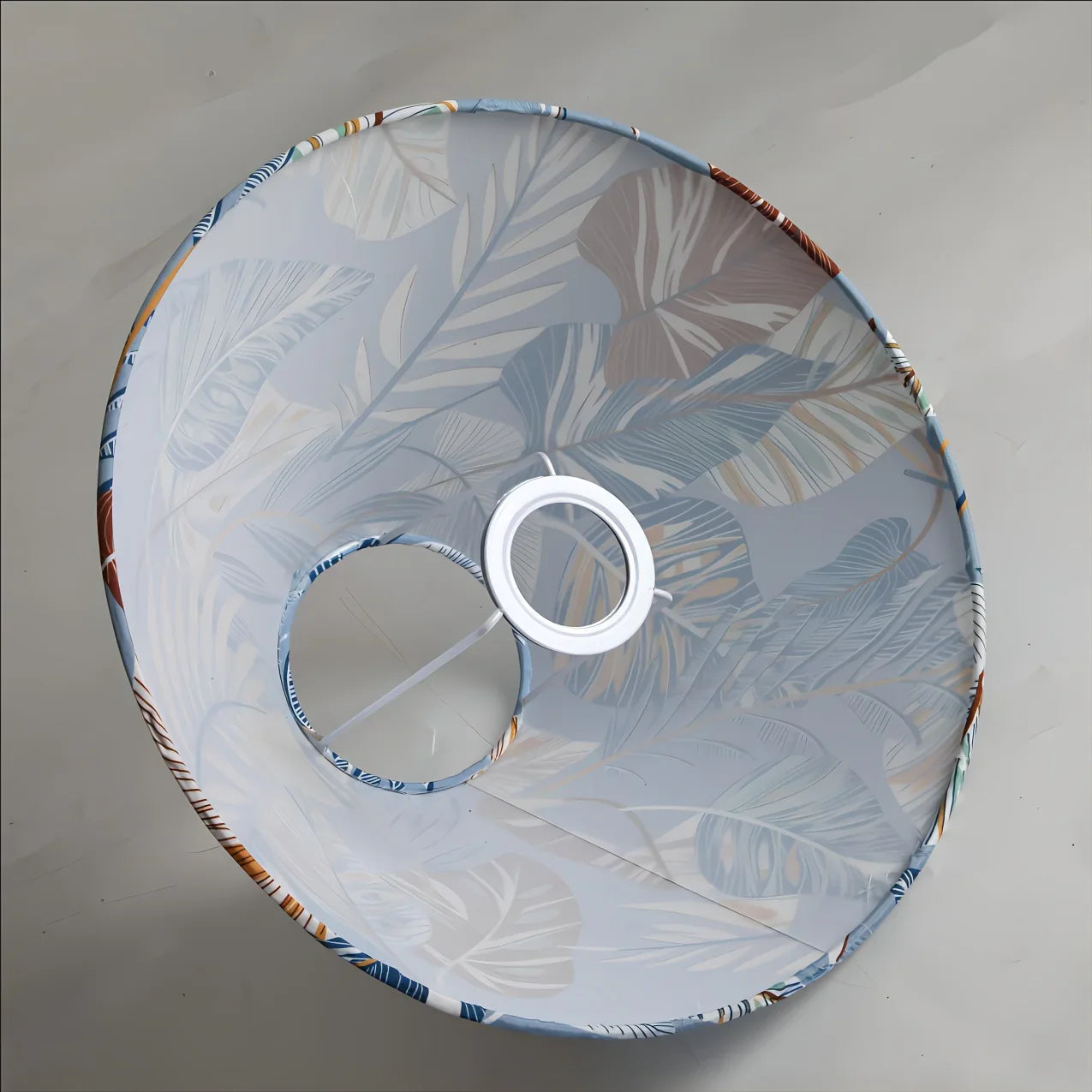 A Set of Two, 11.8-Inch Floral Print Lampshades