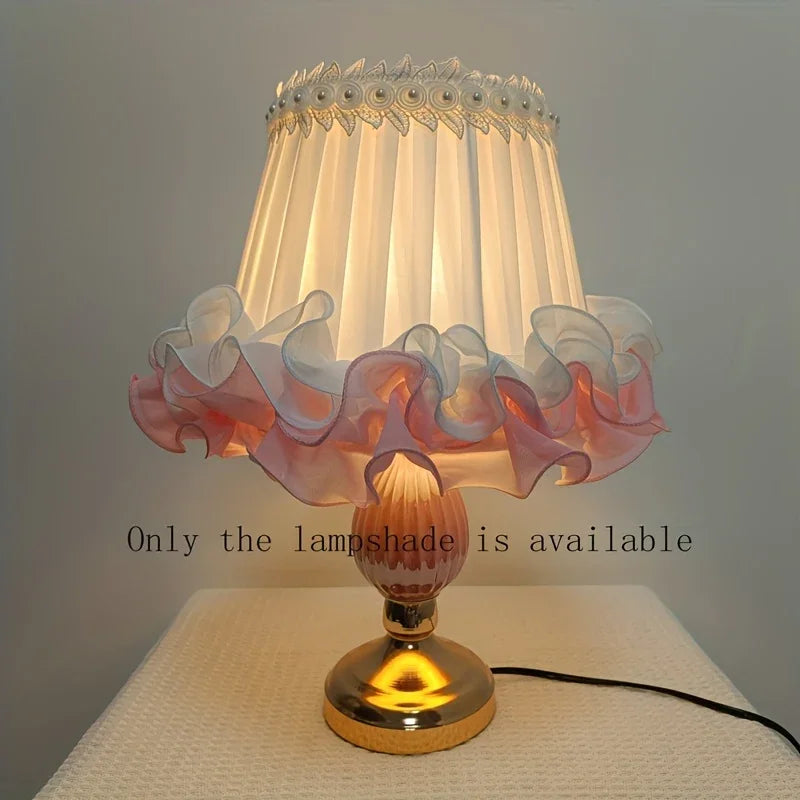 Warm Romantic Lace Rose Pattern Lampshade