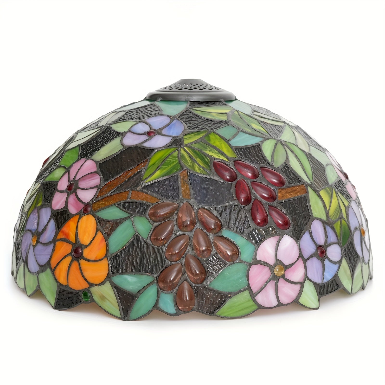 16 Inch Handmade Stained Glass Lamp Shade