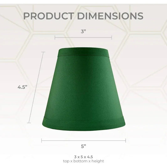 CS-1001-5GRN Clip-On Empire Chandelier Lamp Shade