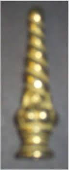 50089 Brass Spiral Finial - Adrianas Specialty Lamp Shades