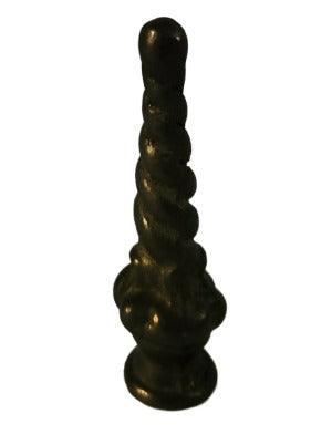 50089 Brass Spiral Finial lamp finials Adrianas Specialty Lamp Shades