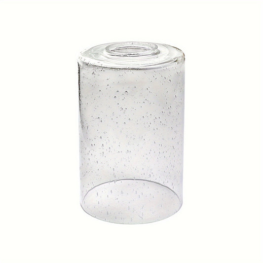 Replacement Lamp Shade - Modern Seeded Glass Clear for Pendant, Floor, Desk, Wall Sconces & Bathroom Vanity Lighting - Adrianas Specialty Lamp Shades