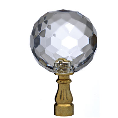 59312 Crystal Ball Finials - Adrianas Specialty Lamp Shades
