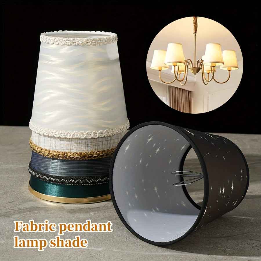 Modern and stylish fabric lampshade, E14 bulb clip bubble lampshade, easy installation, multiple colors available, suitable for bedside lamps, table lamps, floor lamps, wall lights, can be used in living rooms, bedrooms, stud