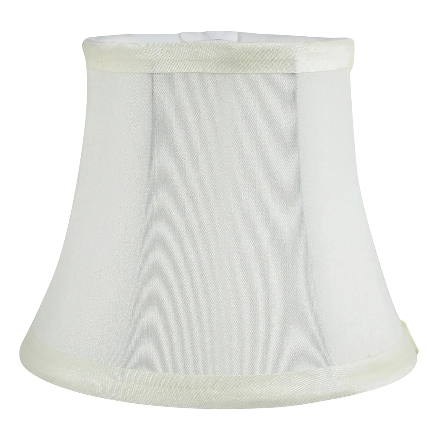 Meriville Faux Silk Clip On Chandelier Lamp Shades, 4-inch by 6-inch by 5-inch, Bell shape