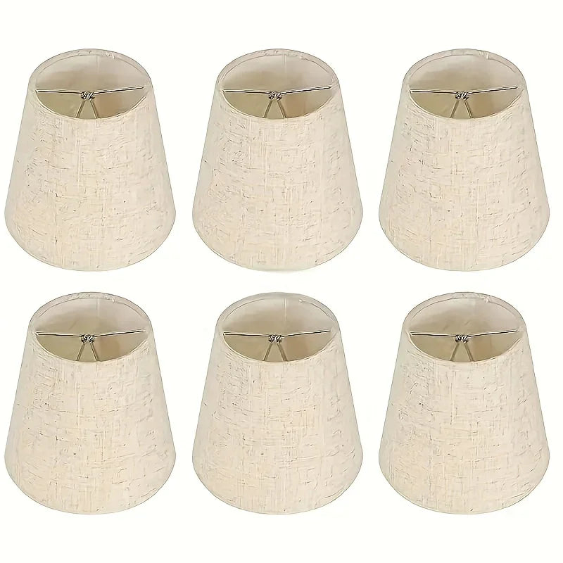 3/6pcs Modern Beige Lampshades