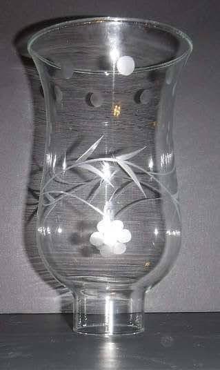 61230 Six Inch Clear Grape Cut Sconce glass-sconces-hurricanes Adrianas Specialty Lamp Shades