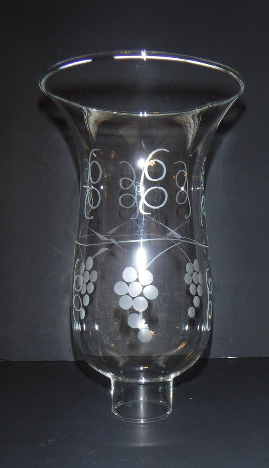 61235 Grape Cut Sconces 8 Inches glass-sconces-hurricanes Adrianas Specialty Lamp Shades